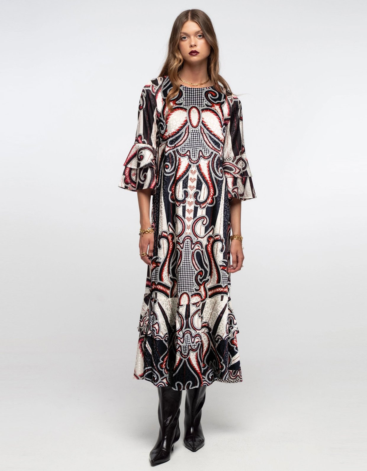 Peace and Chaos Lyrical long dress