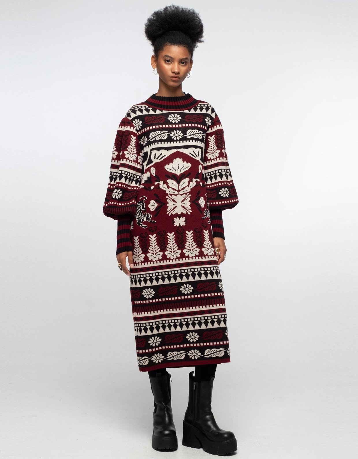 Peace and Chaos Mythical long knit dress
