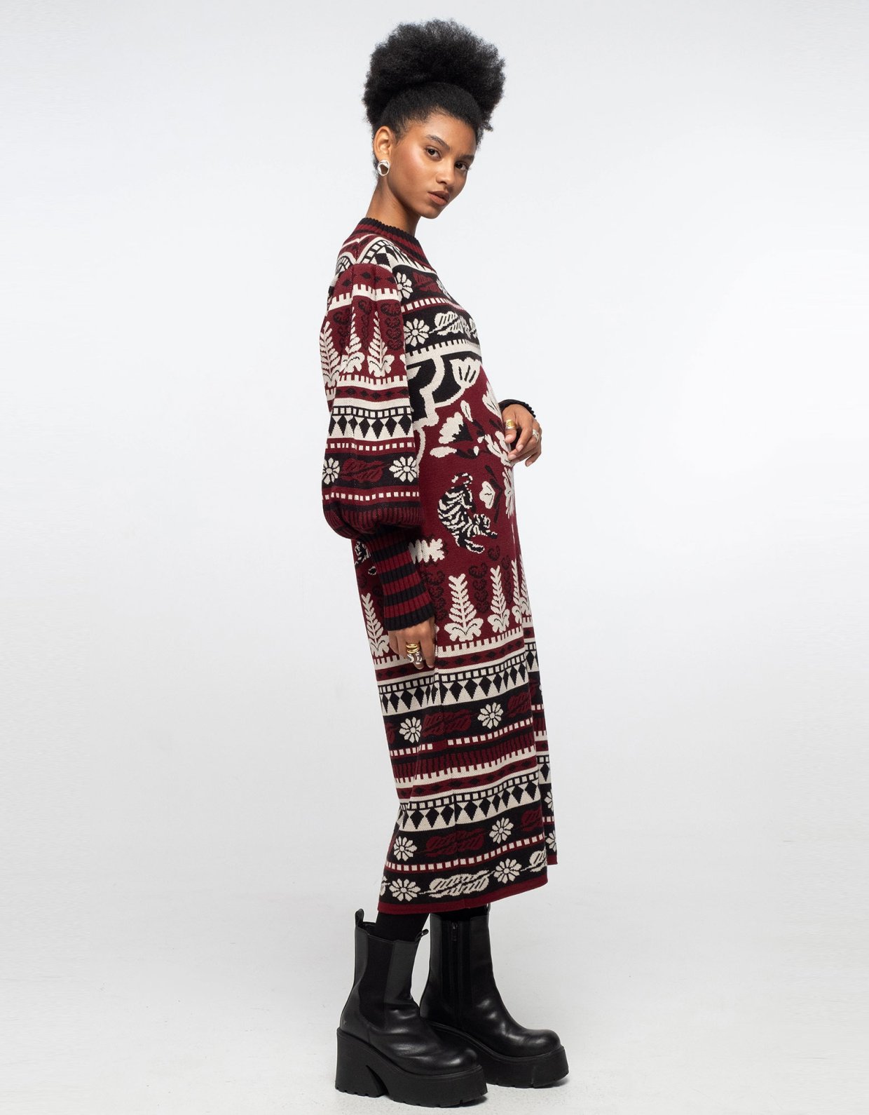 Peace and Chaos Mythical long knit dress
