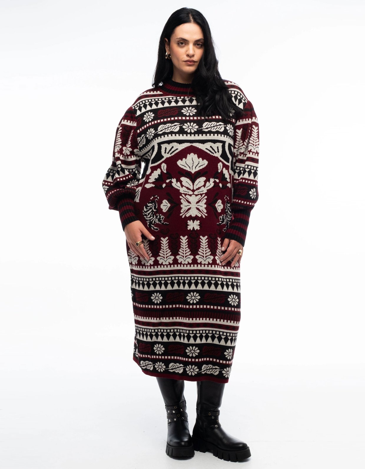 Peace and Chaos Mythical long knit dress