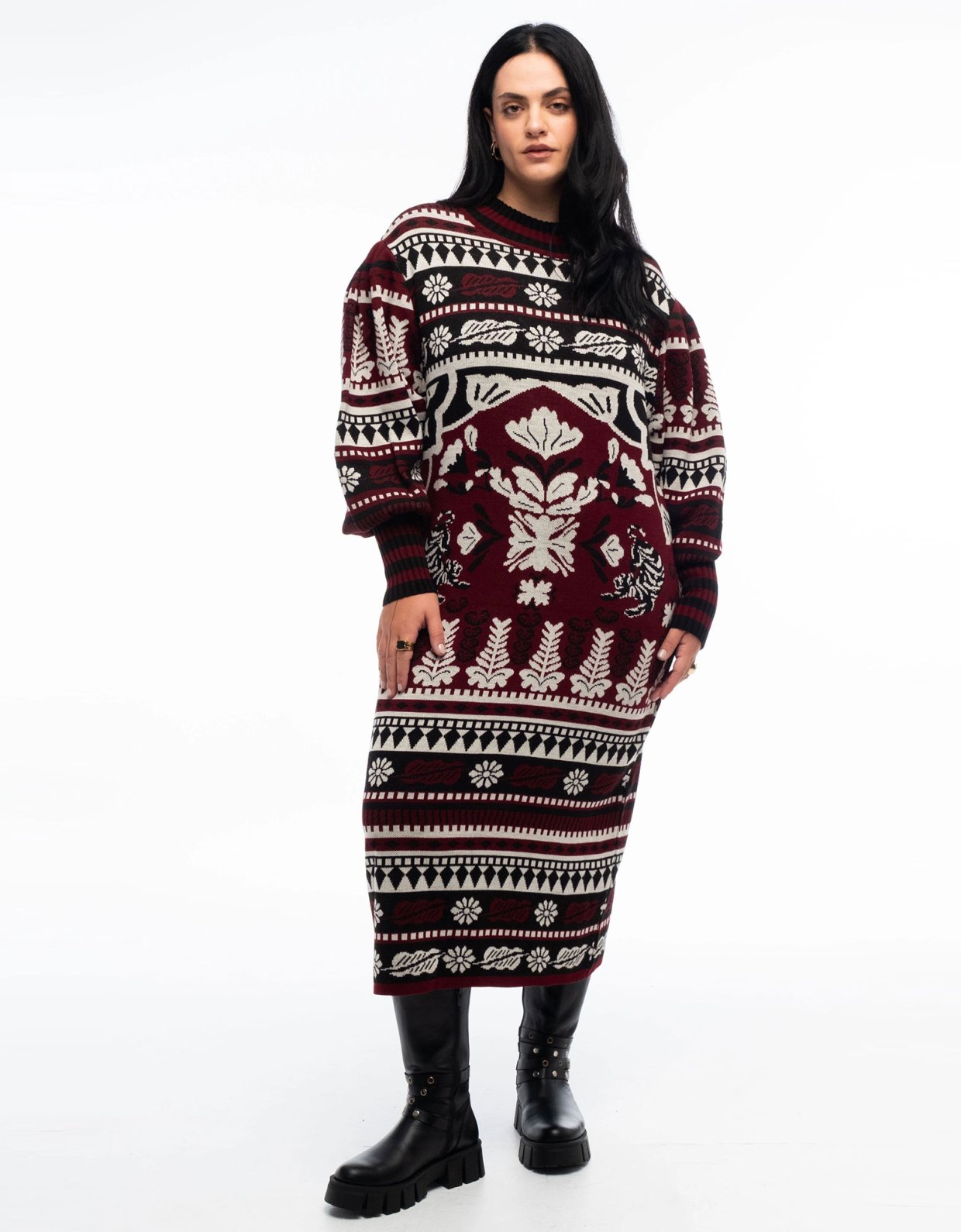 Peace and Chaos Mythical long knit dress