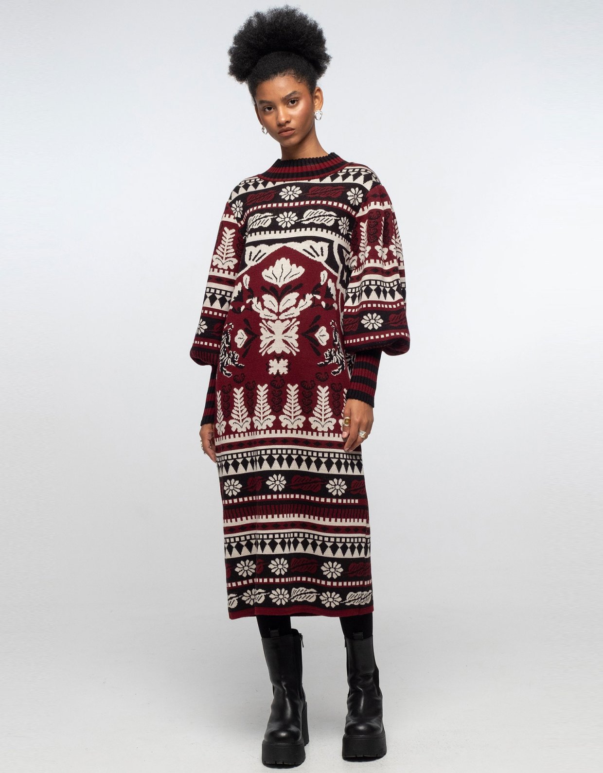 Peace and Chaos Mythical long knit dress