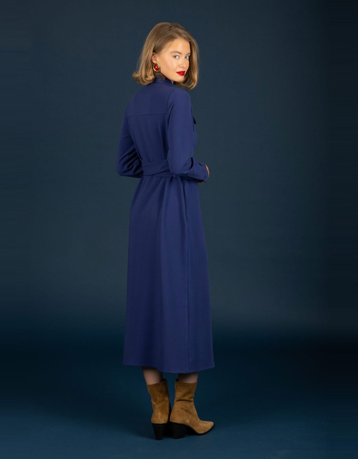 Chaton Wanda dress ink blue