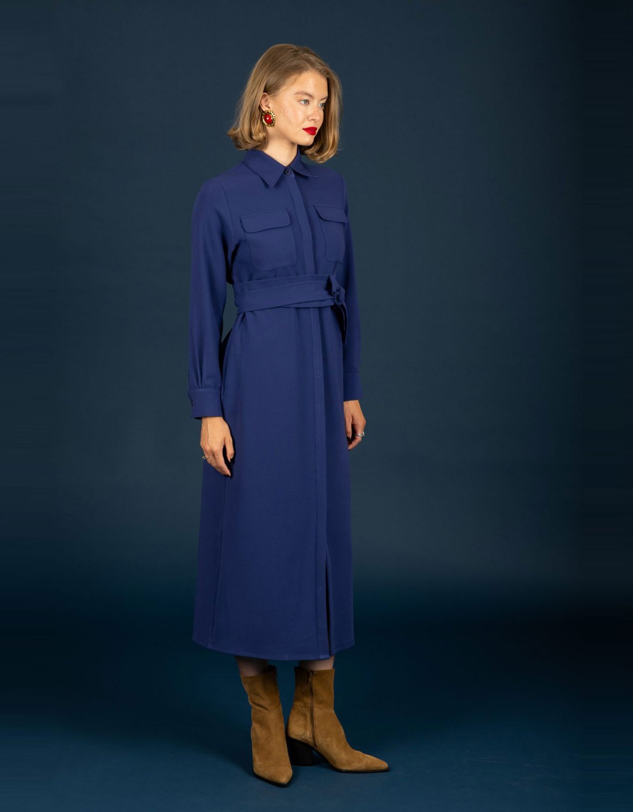 Chaton Wanda dress ink blue