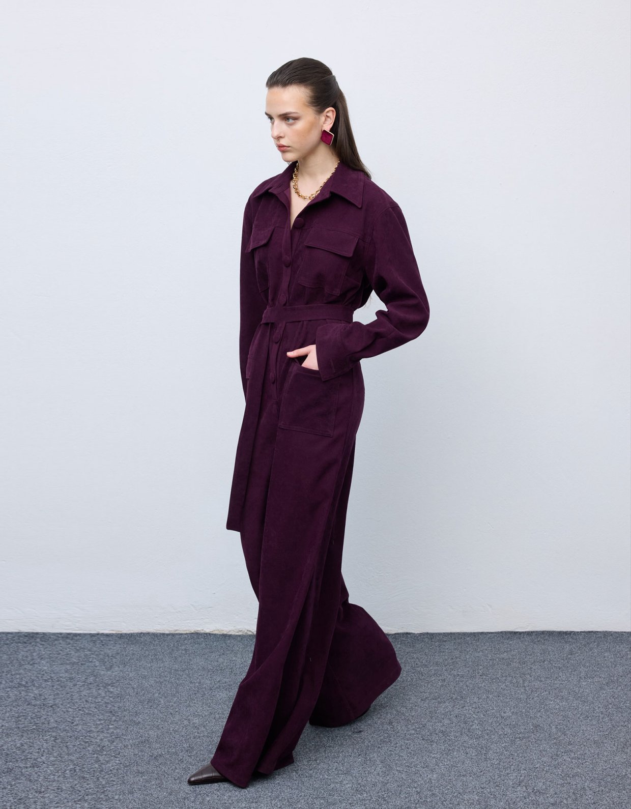 Ciel Concept Weekend’s jumpsuit aubergine