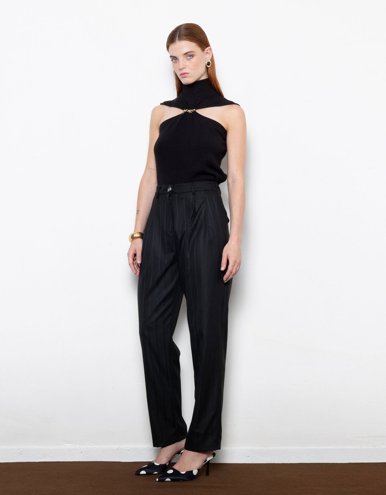 Mallory the label Whiskey black moon top