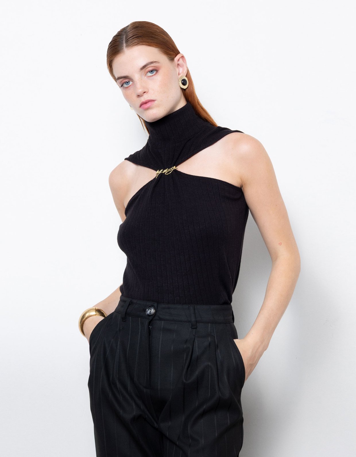 Mallory the label Whiskey black moon top