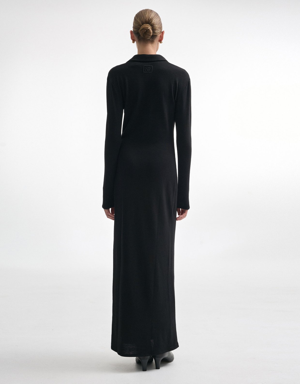 Nadia Rapti Whitney long sleeve dress black