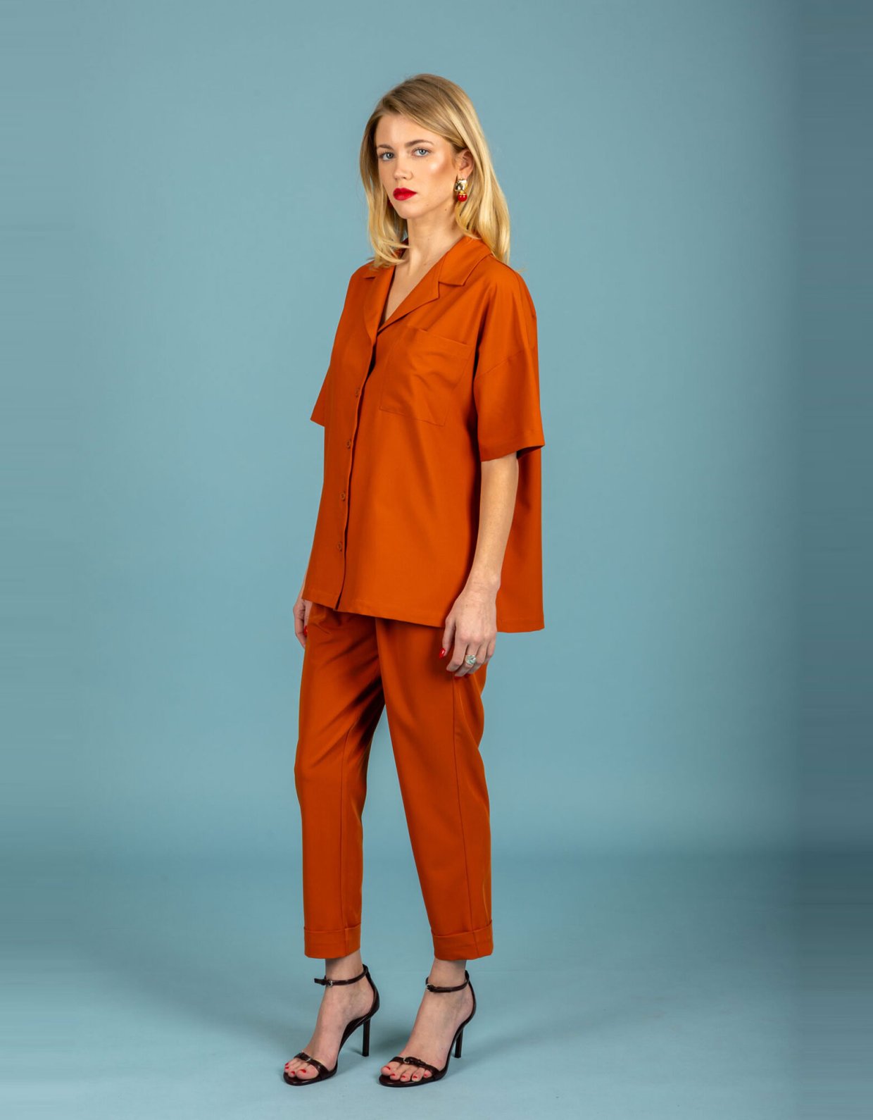 Chaton Whitney pants burnt orange