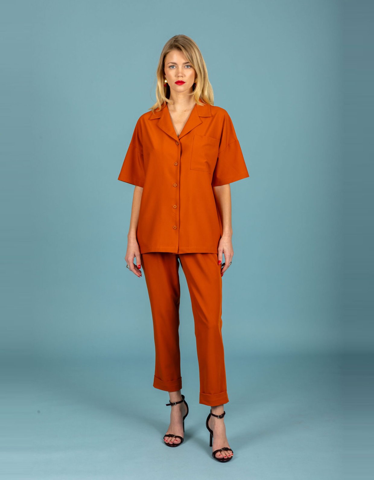 Chaton Whitney pants burnt orange