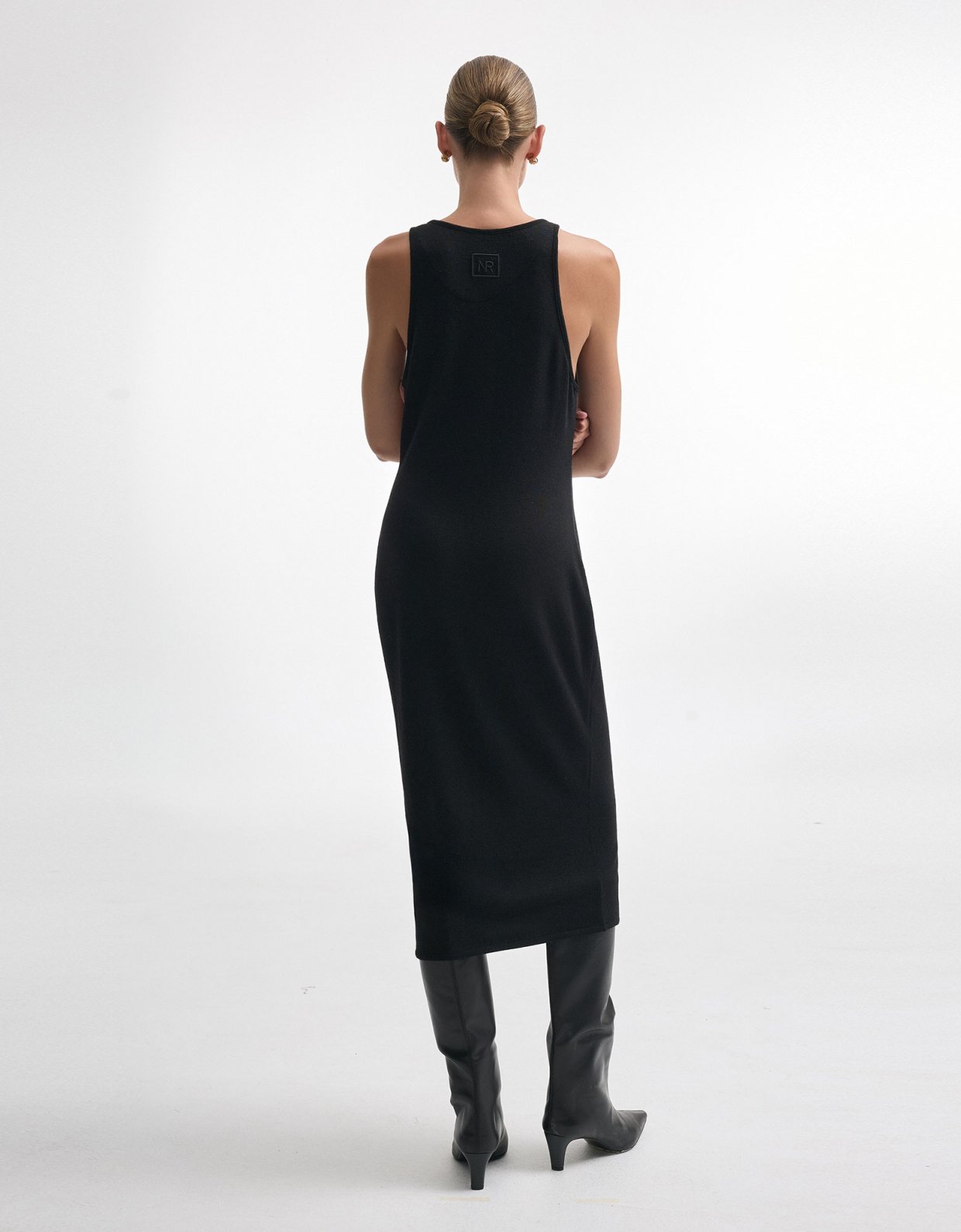 Nadia Rapti Whitney sleeveless dress black