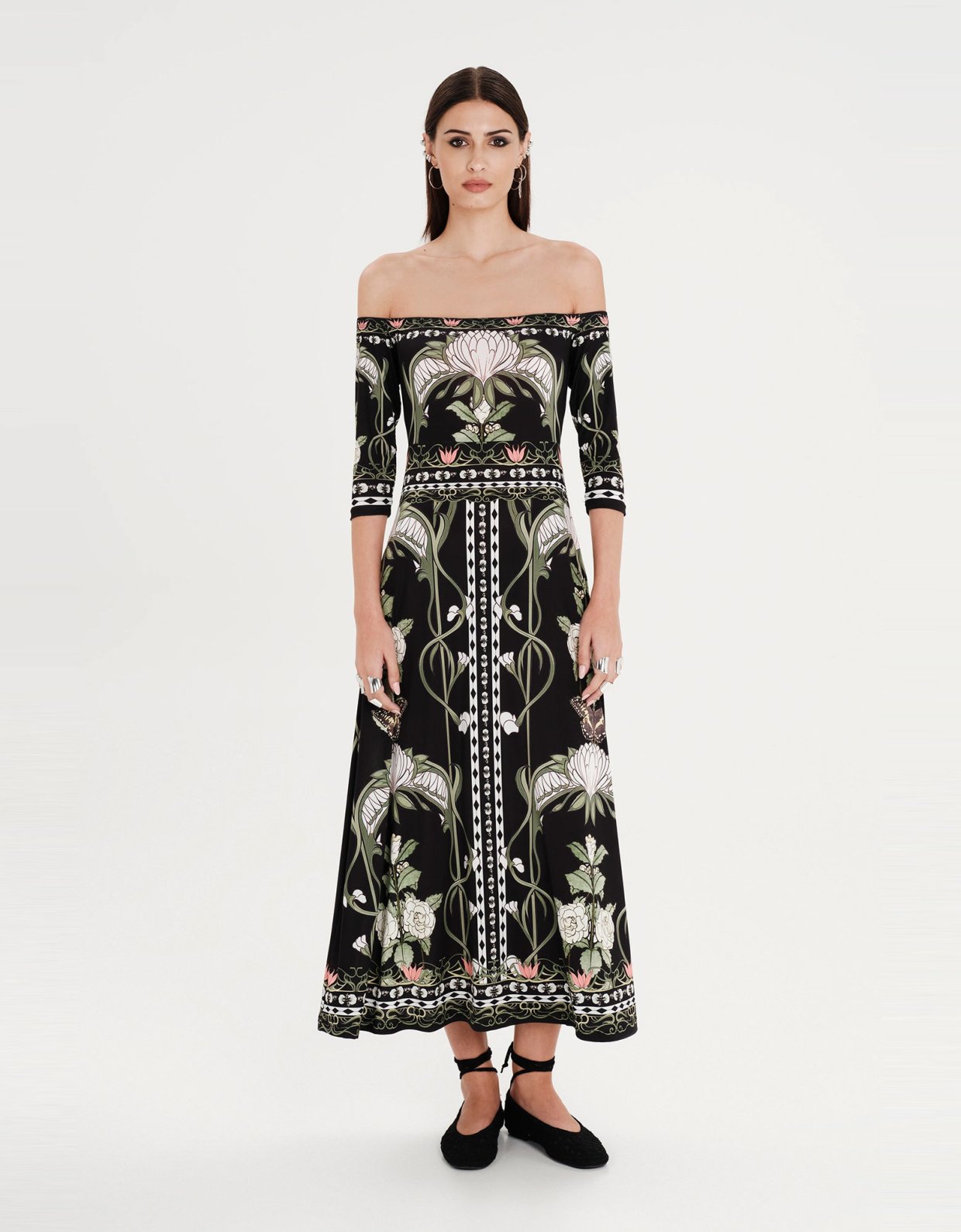 Peace and Chaos Wildflowers dress