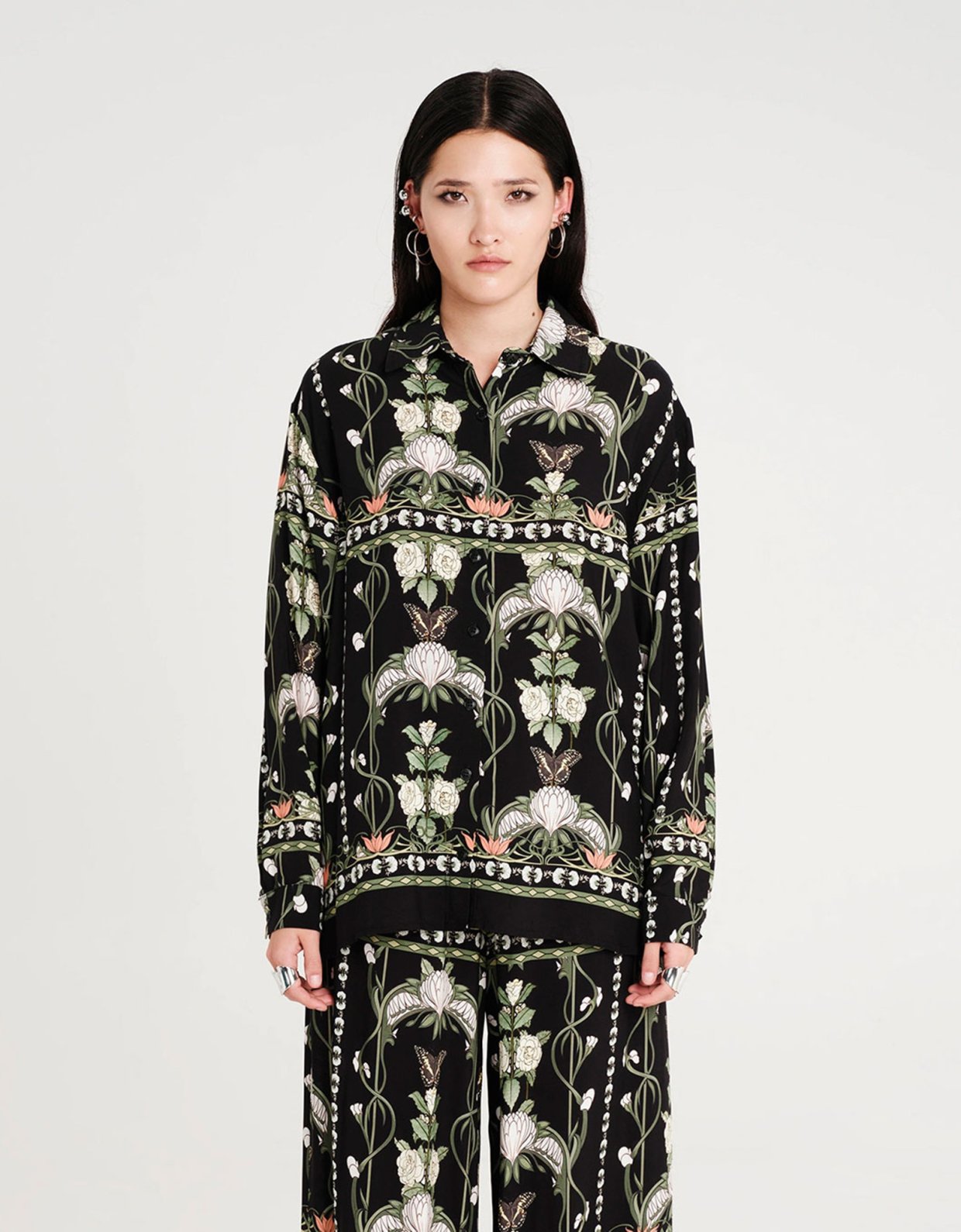 Peace and Chaos Wildflowers shirt