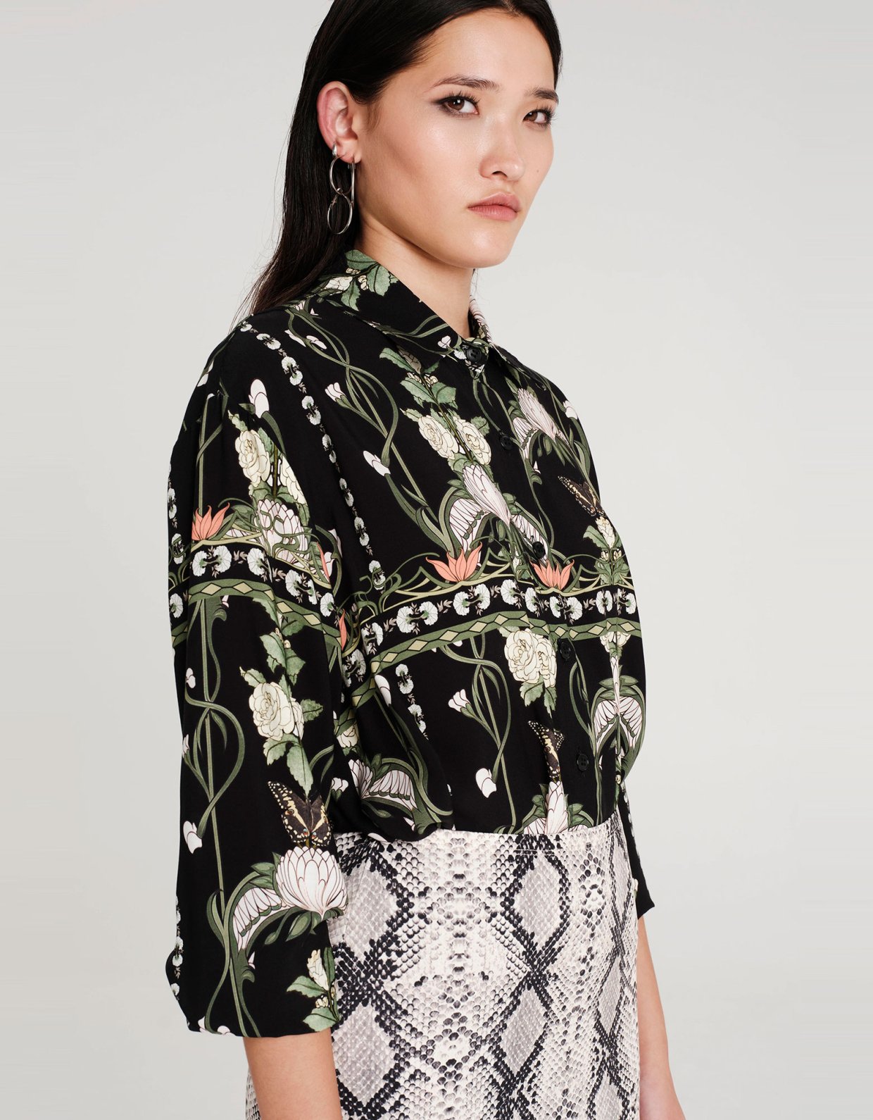 Peace and Chaos Wildflowers shirt