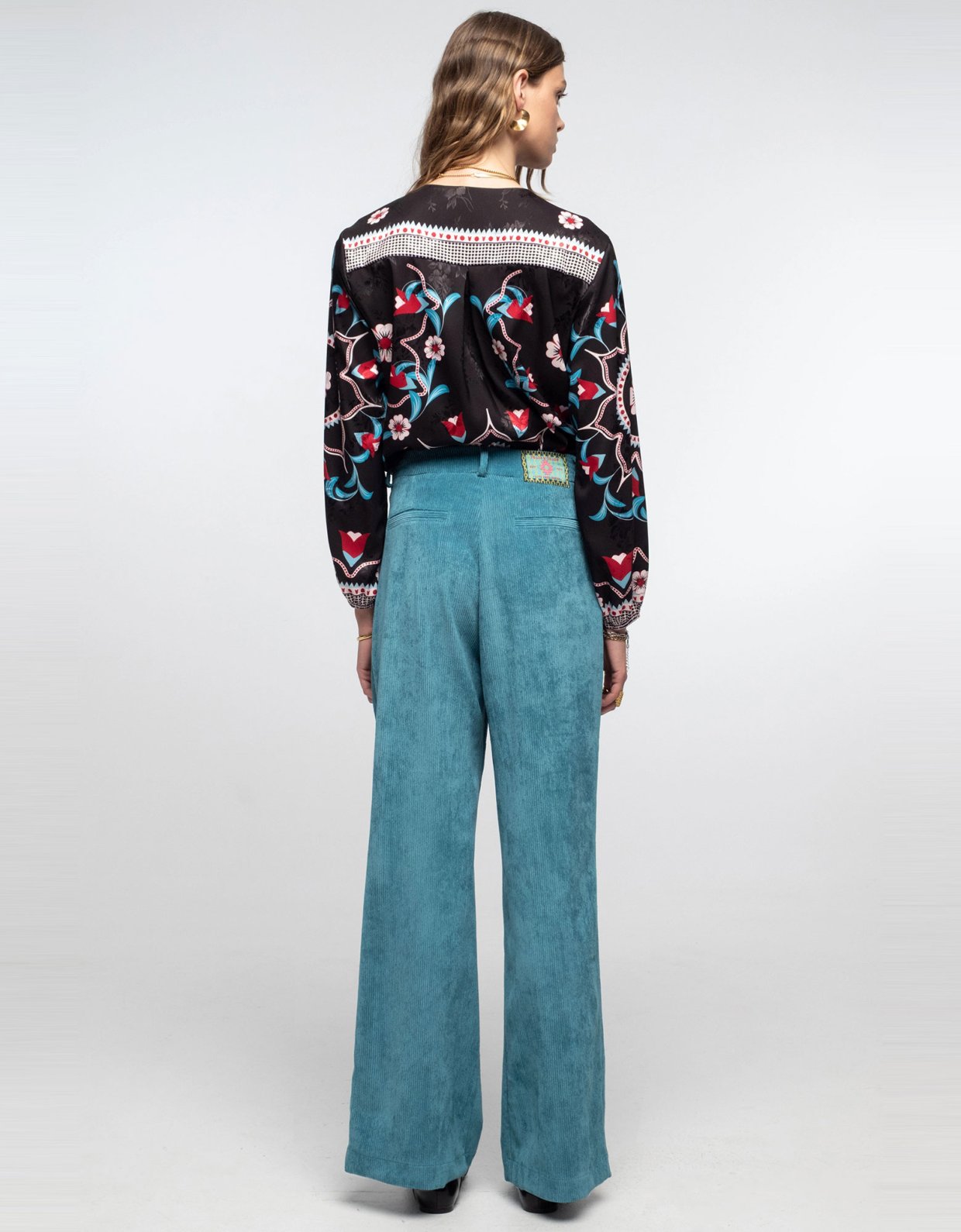 Peace and Chaos Willow pants teal