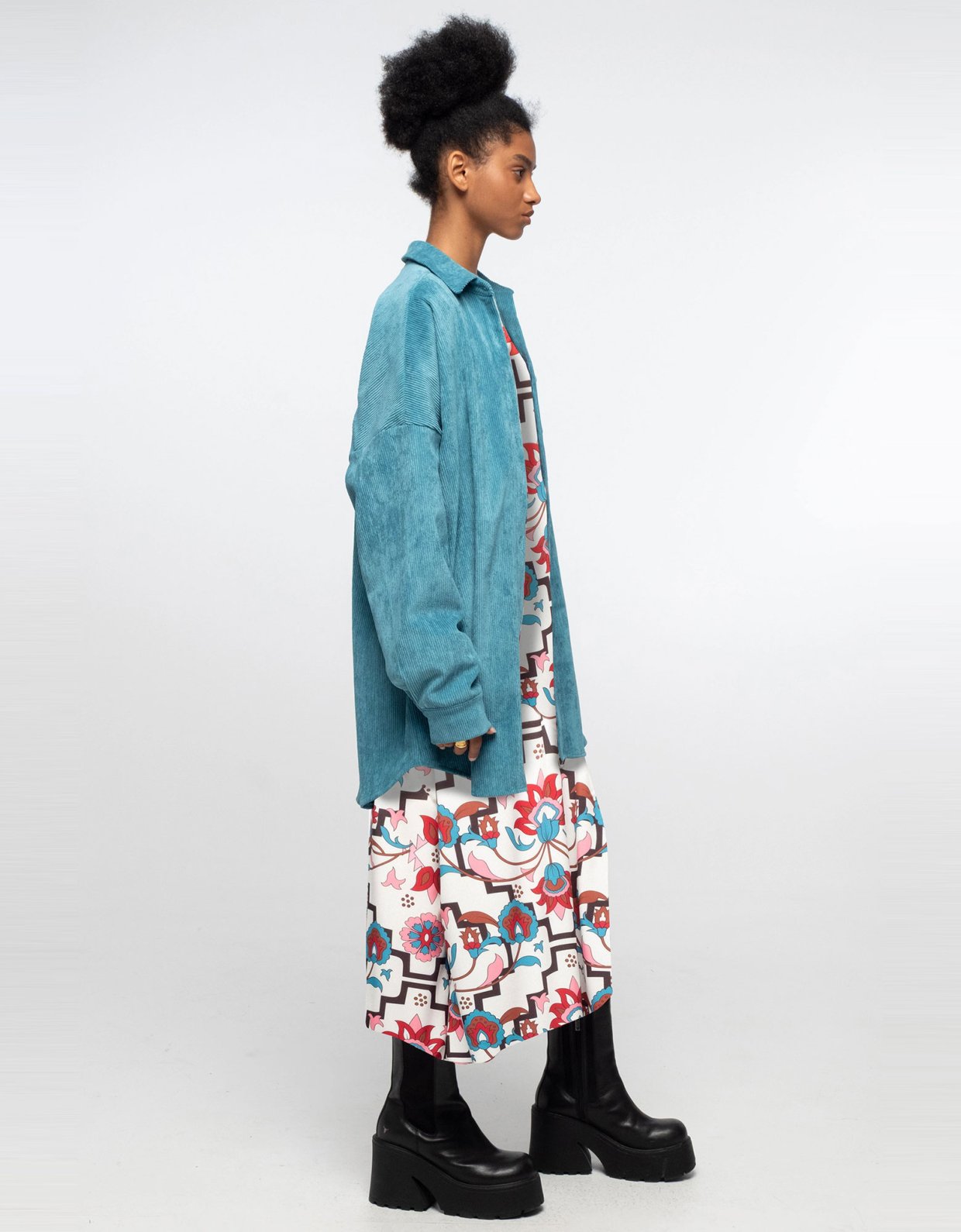 Peace and Chaos Willow shirt teal