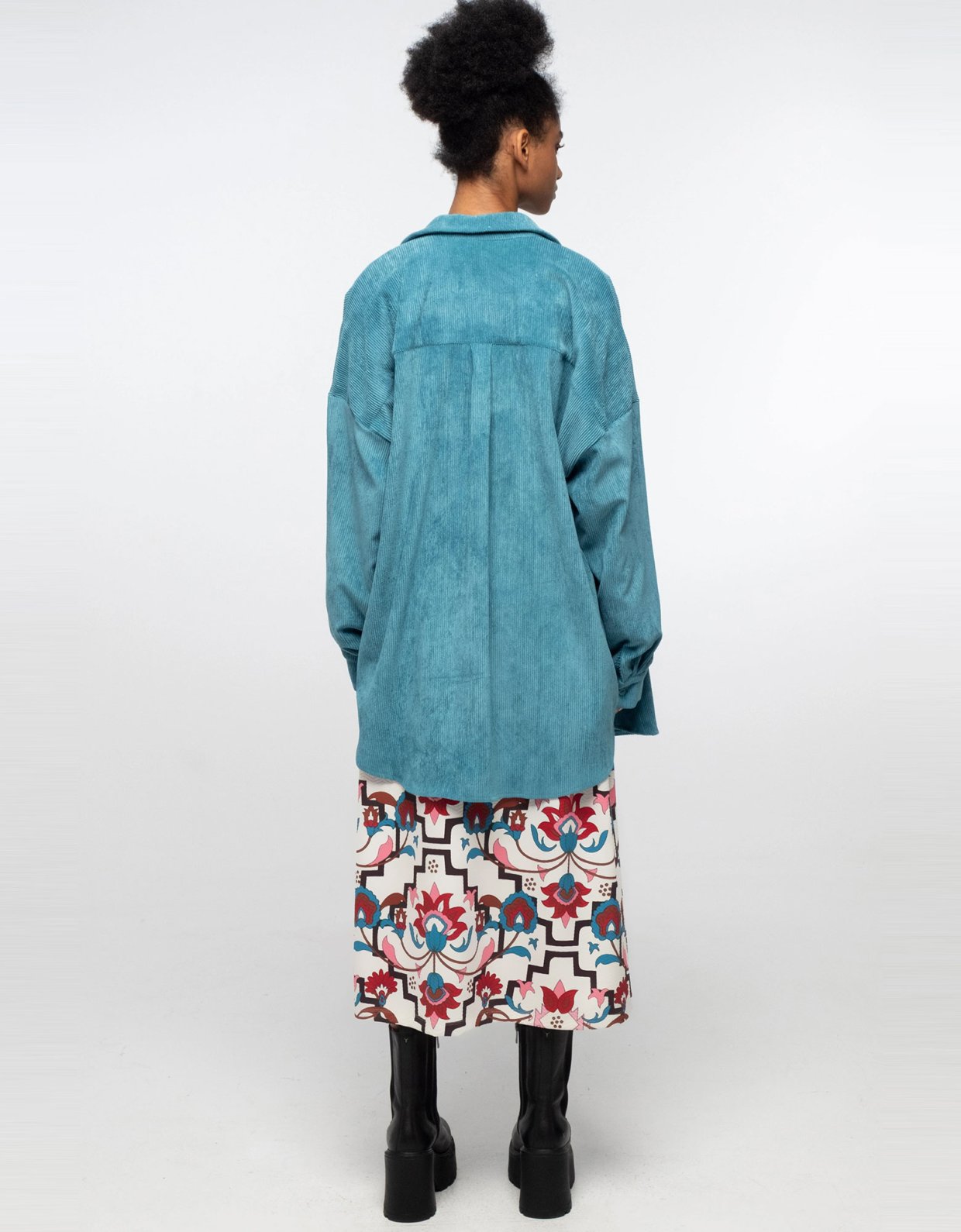 Peace and Chaos Willow shirt teal