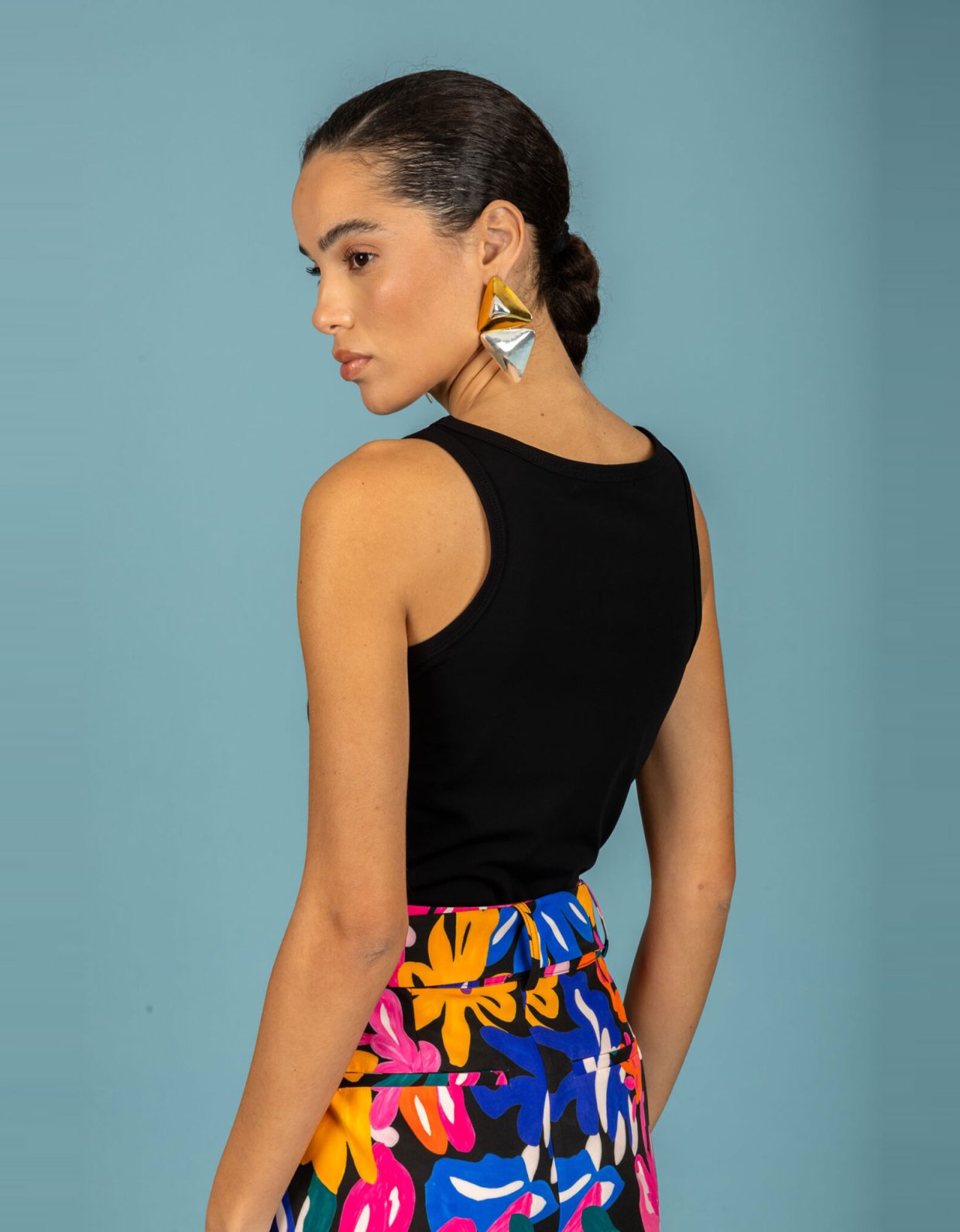 Chaton Yolanda top jet black