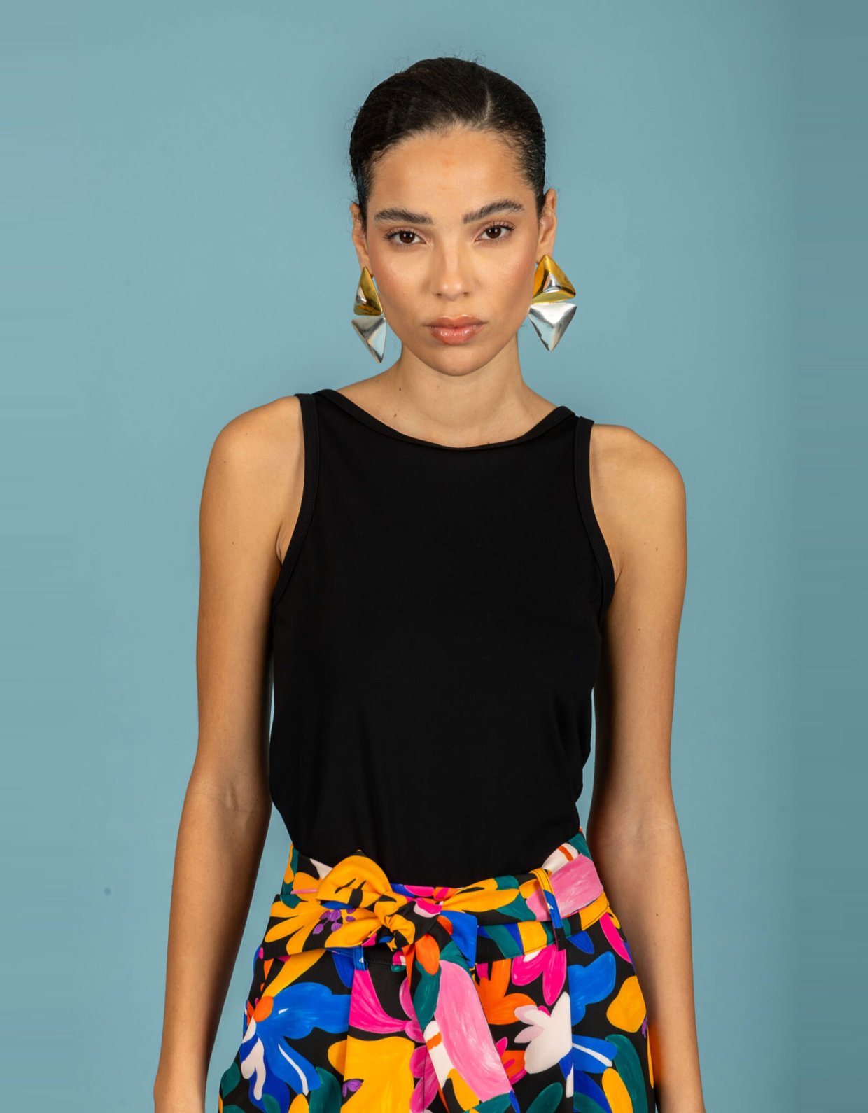 Chaton Yolanda top jet black