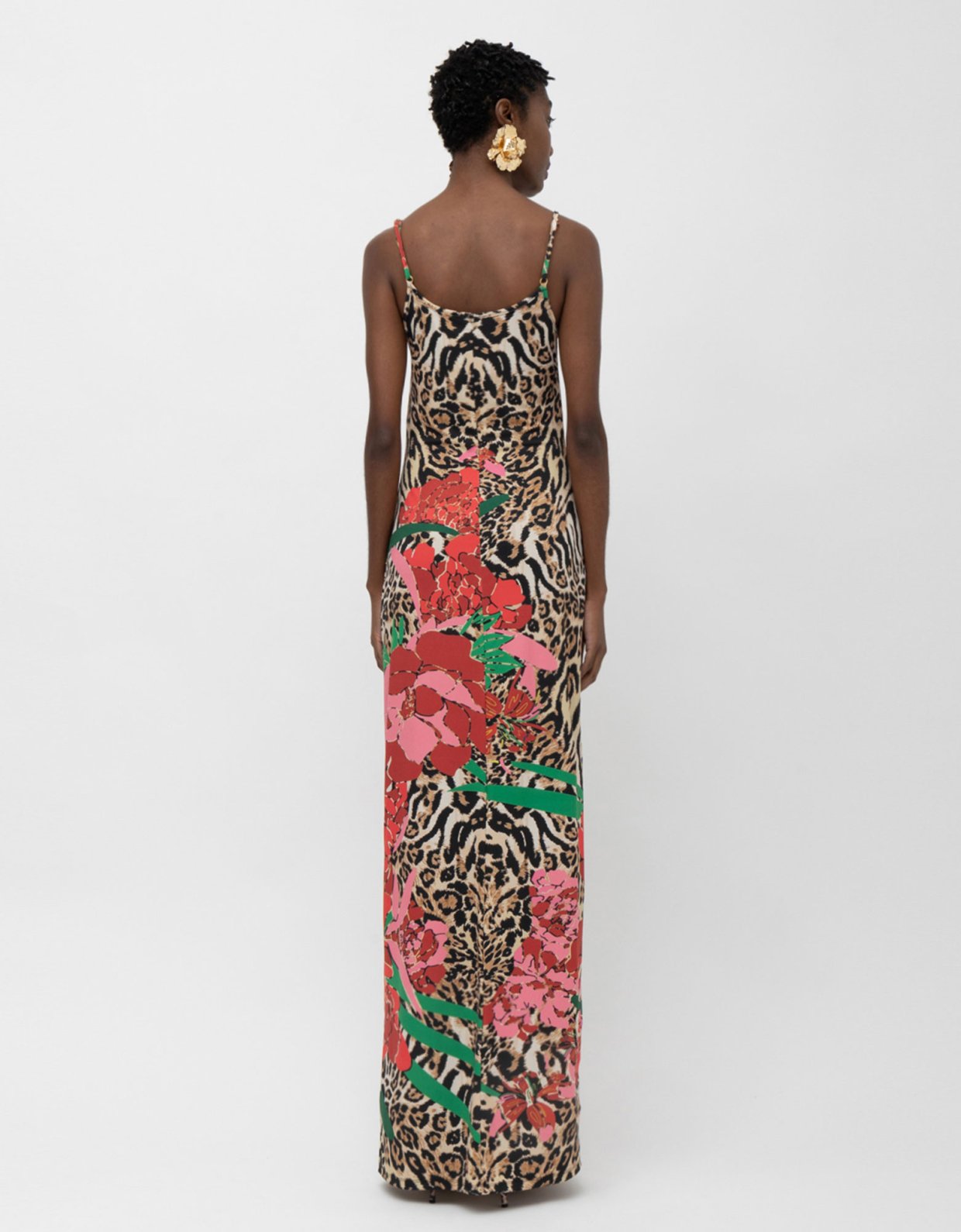 Mallory the label Zanzi dress leopard print