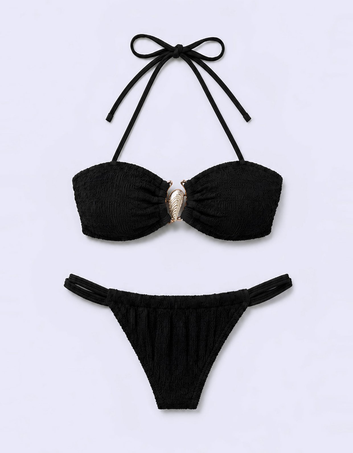 Mallory the label Zanzibar black bikini