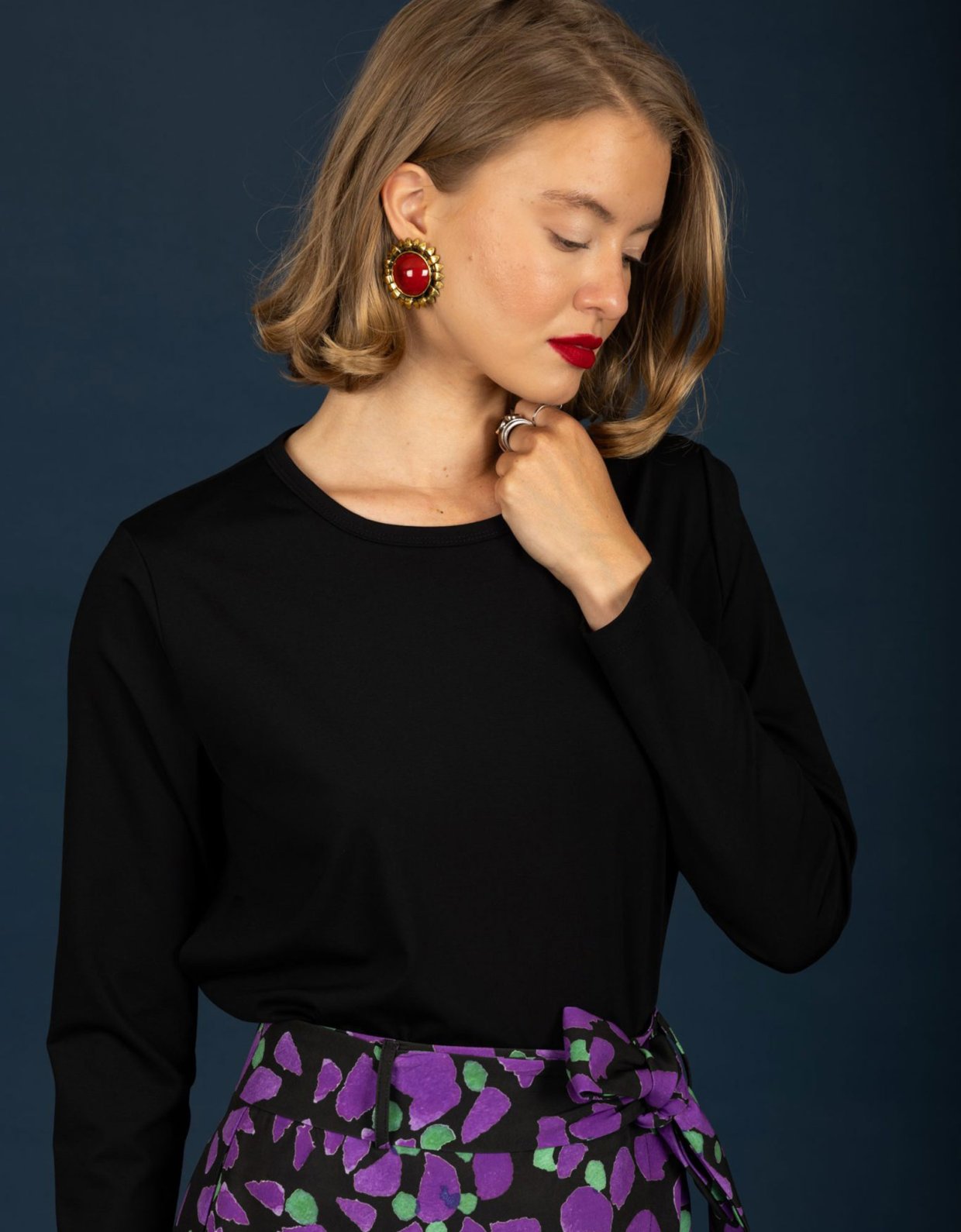 Chaton Zelda top black