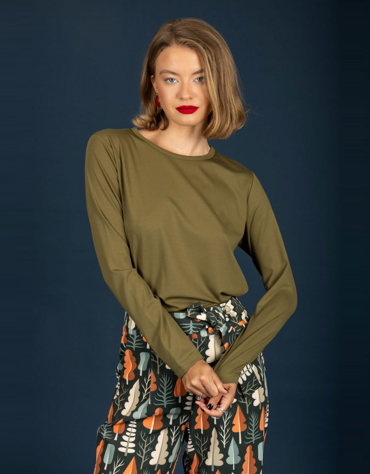Chaton Zelda top olive