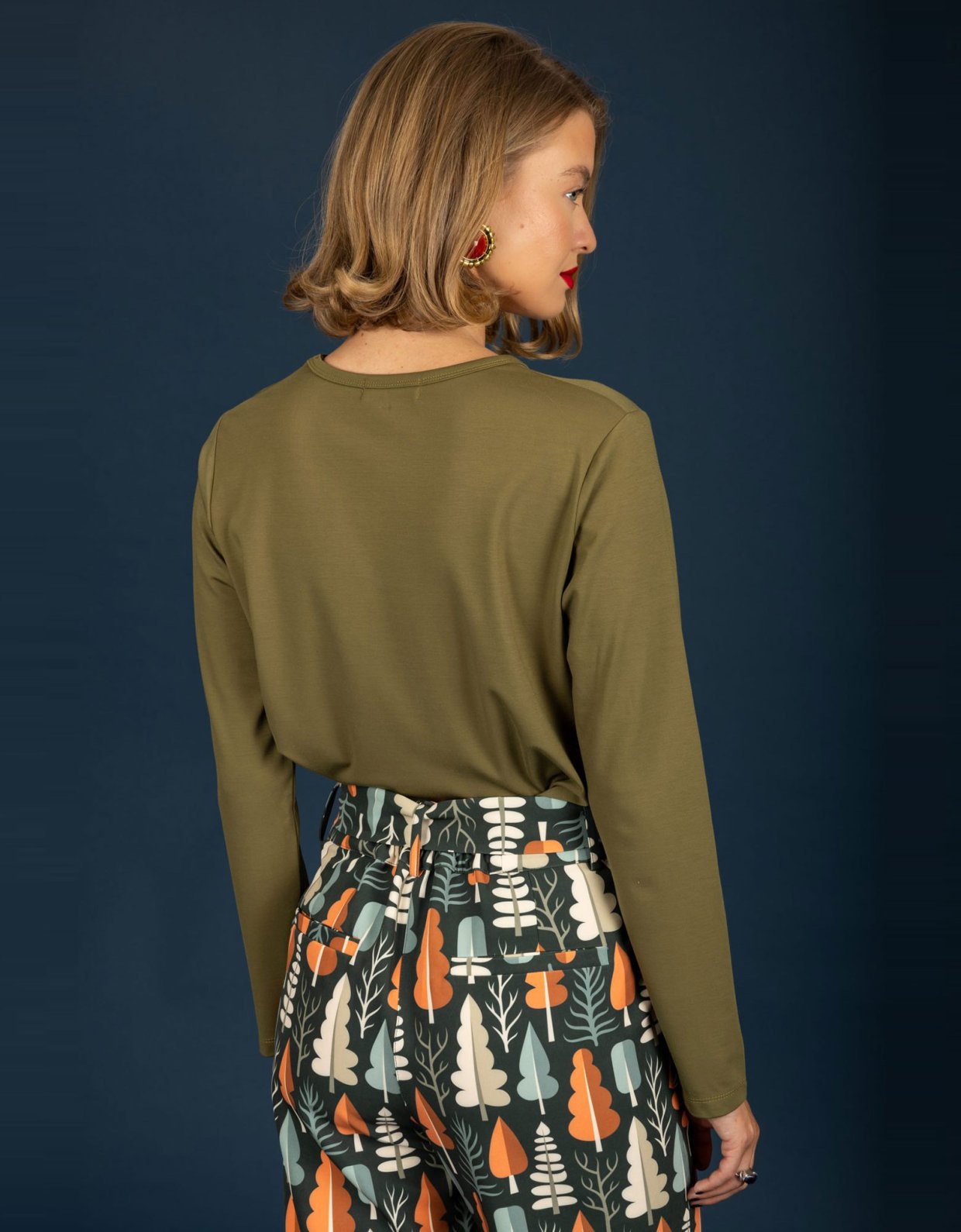 Chaton Zelda top olive