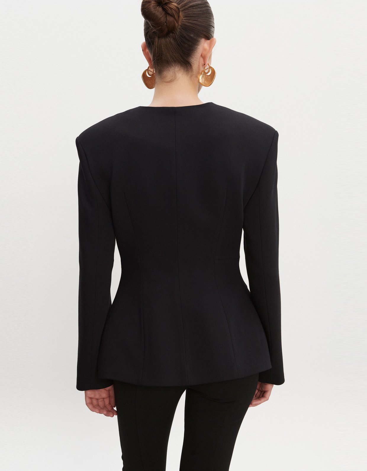 Nadia Rapti Hourglass blazer black
