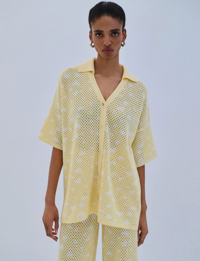 Cardigan hearts banana