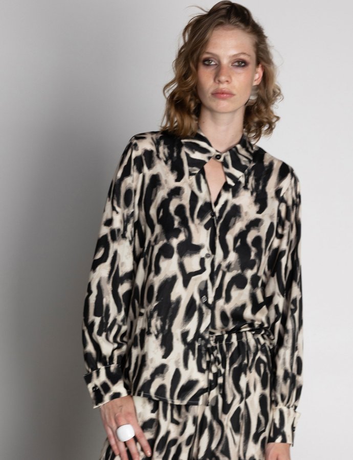 Noah animal print shirt