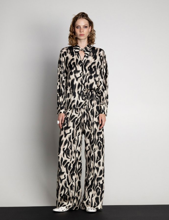 Camon animal print pants