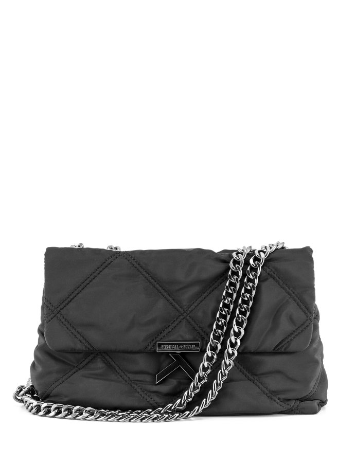 Alexis quilted nylon bag black