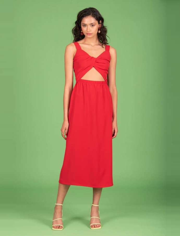 Julieta dress red