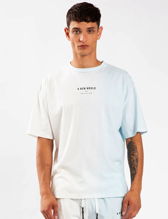 Fade t-shirt off white/illusion