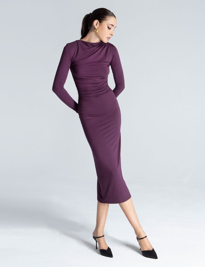 Romy bamboo dress bordeaux
