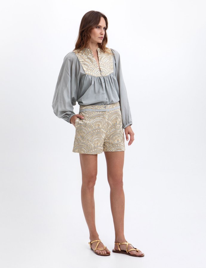 New triangle shorts  stone-gold