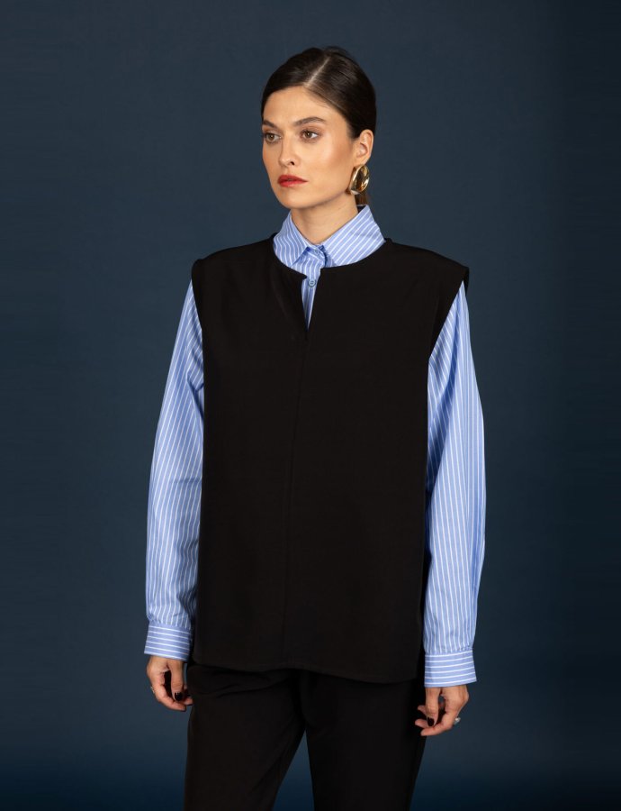 Marton oversize top black