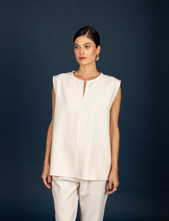 Marton oversize top vanilla