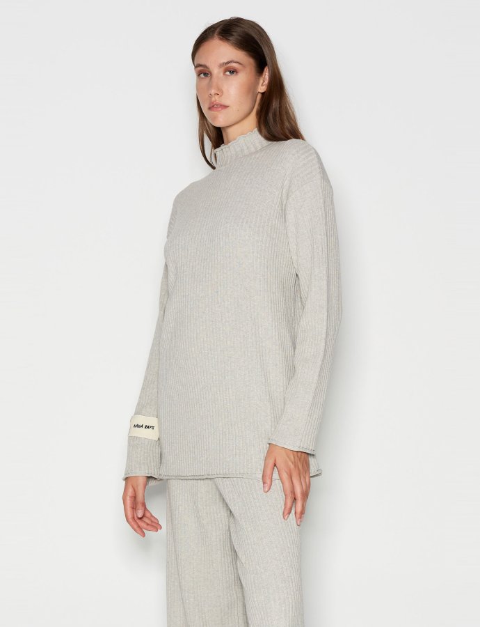 Taglines knitted blouse M/W grey