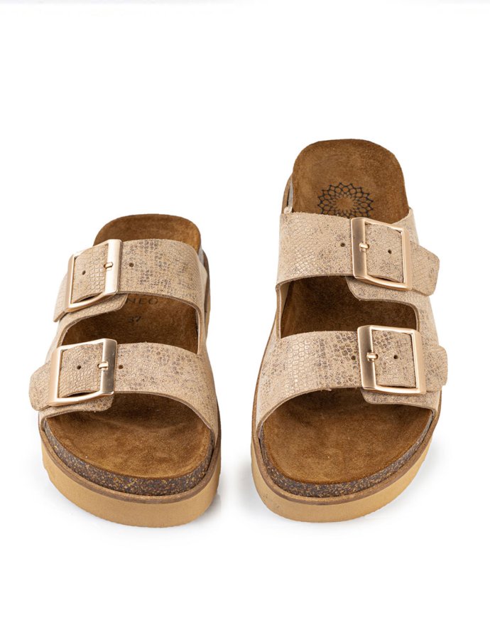 Nude snake sandals 6203