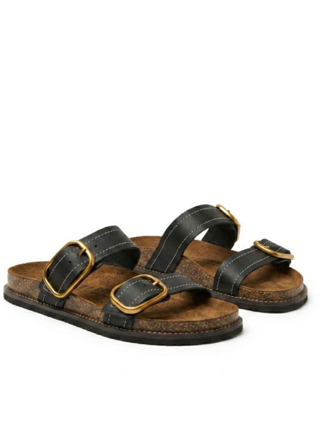 Black sandals 61101