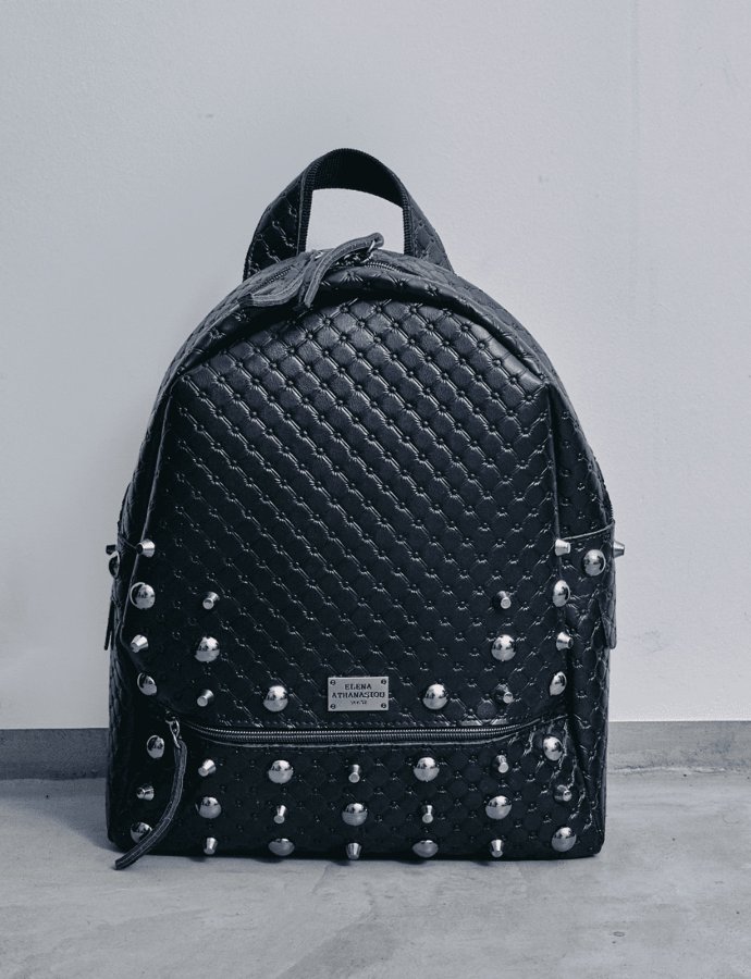 Retro backpack large black