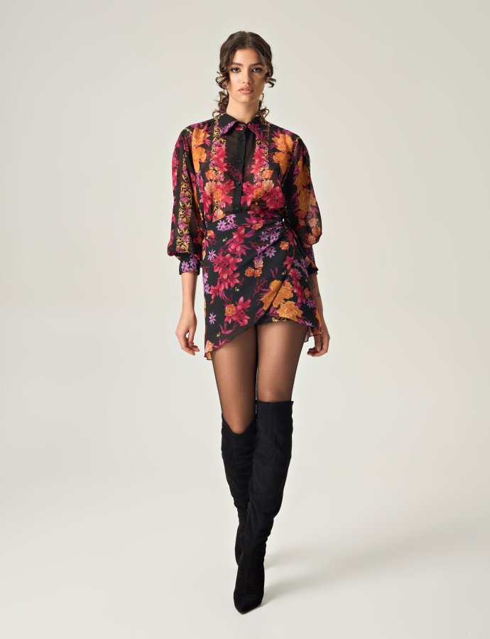 Harvest bloom oversized shirt