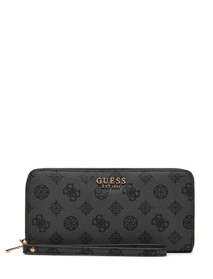 Laurel slg maxi wallet charcoal logo