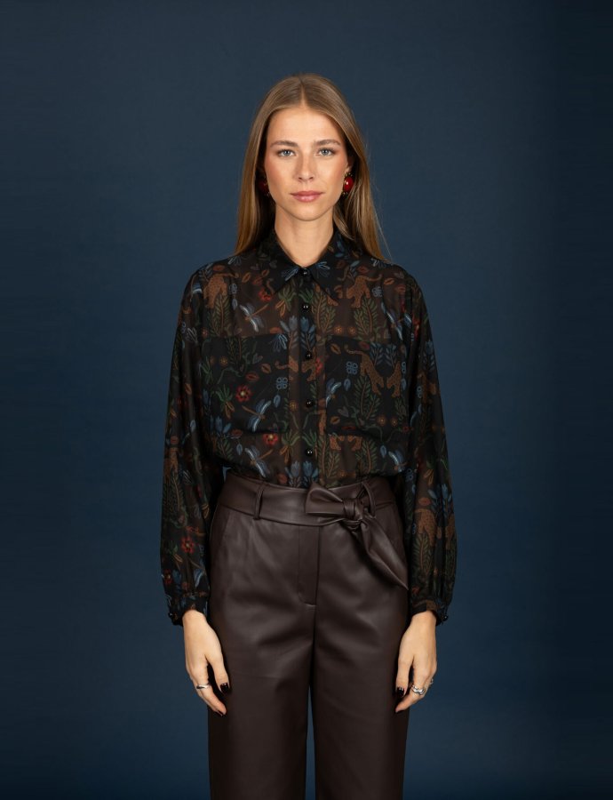 Ennui chiffon shirt