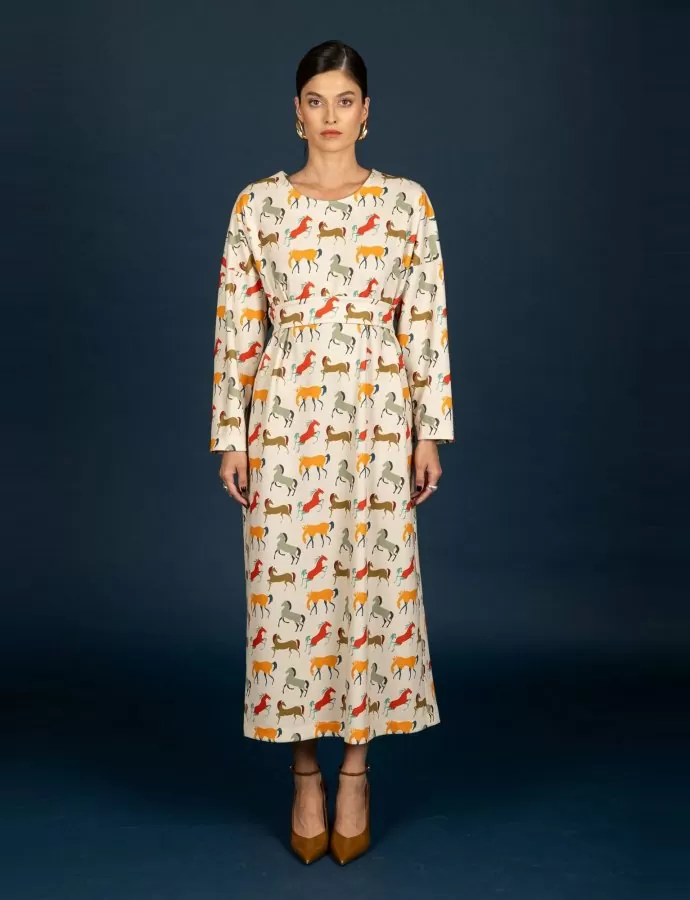 Clemence oversize dress off white