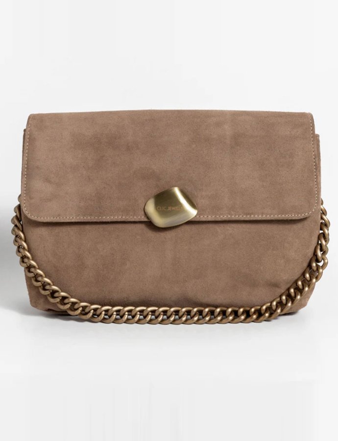 Ciara large bag mocha suede