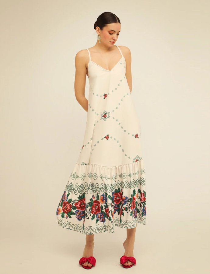 Bella ivory dress