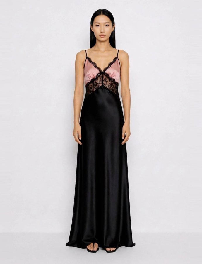 Calista pink/black  dress